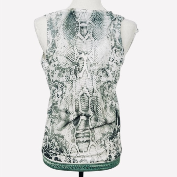 CHICO'S NEUTRAL BATIK SEQUIN TANK
VETIVER CHICOS SIZE 2 - Picture 2 of 3